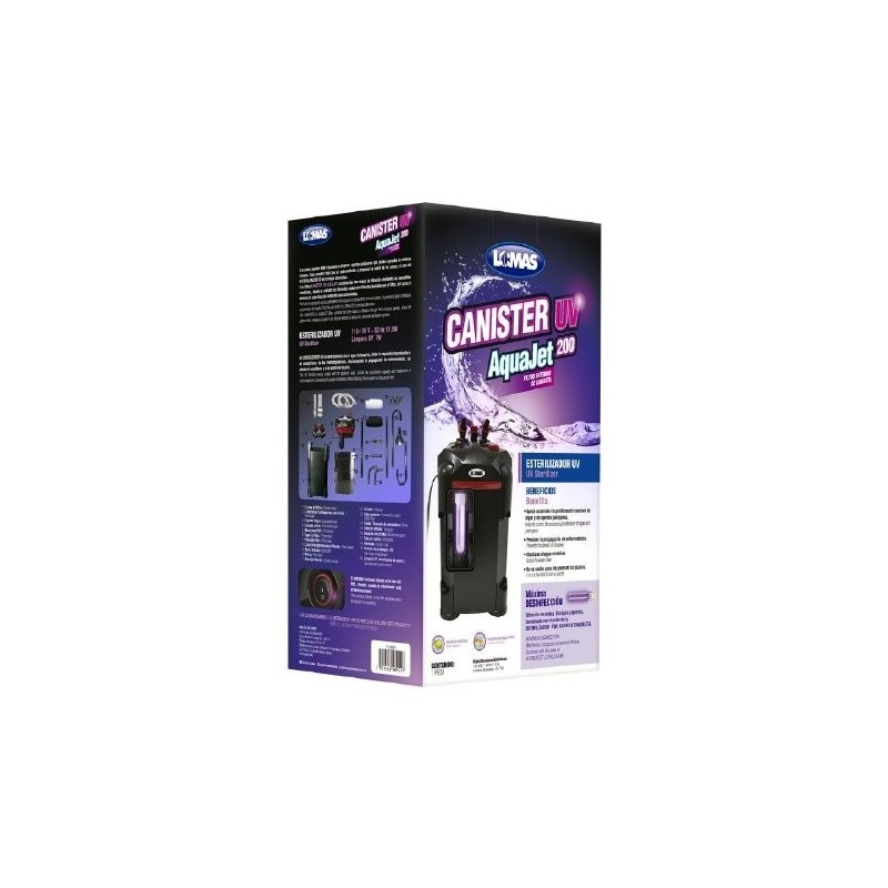 FILTRO EXT DE CANAS C/UV AQUAJET 200 TS