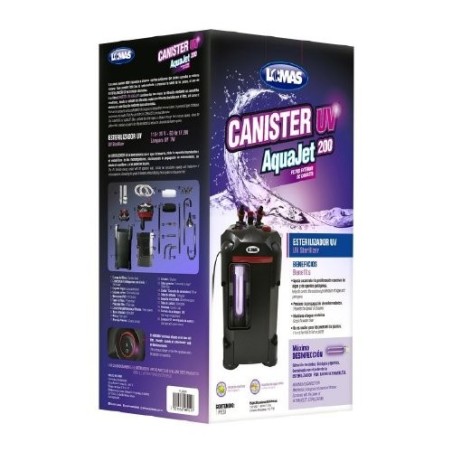 FILTRO EXT DE CANAS C/UV AQUAJET 200 TS