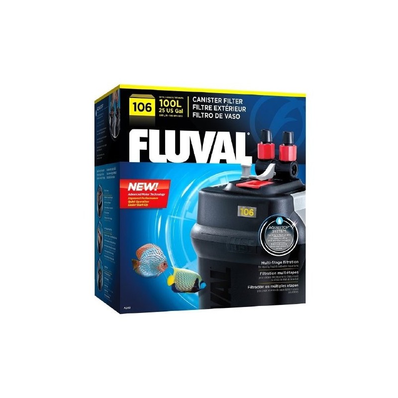FILTRO FLUVAL 106 C/MEDIO FILTRANTE