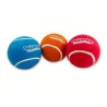 TINNY CHUMS PELOTA DE TENNIS VARIOS COLORES CON SONIDO 3 PIEZAS 2.5"