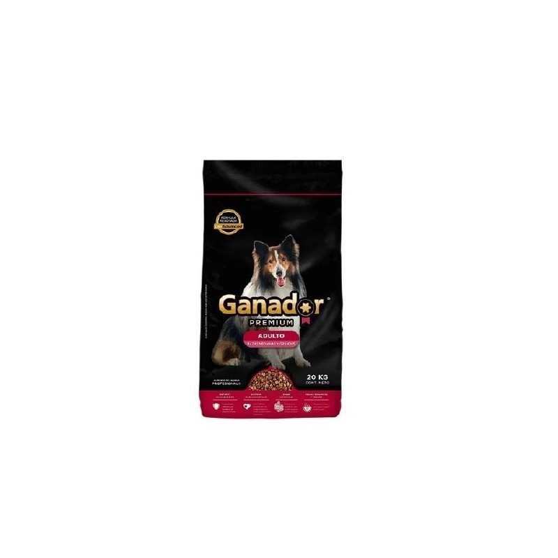 GANADOR PREMIUM ADULTO 20KG.