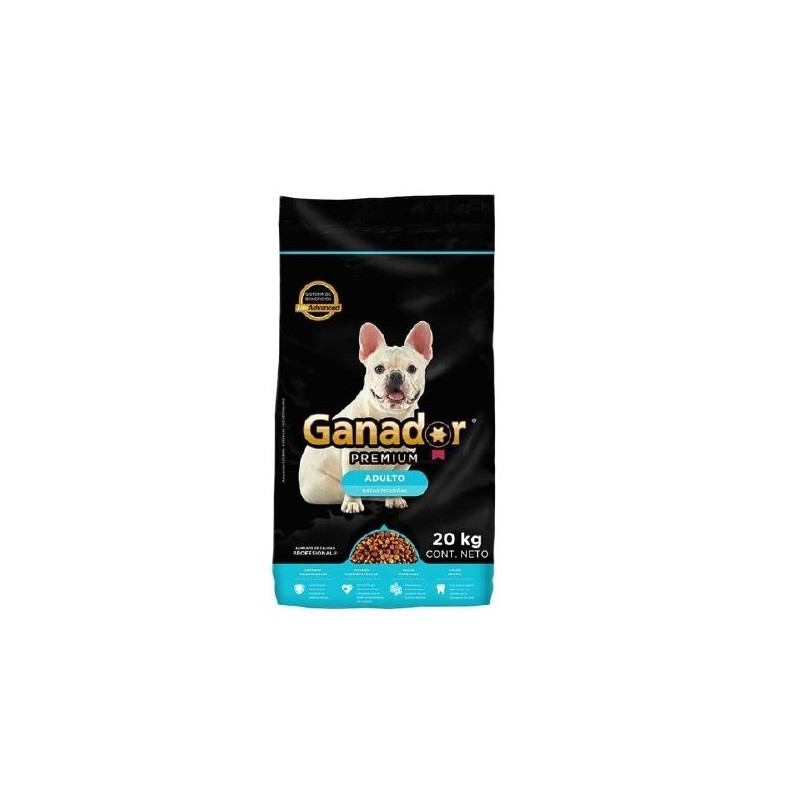 GANADOR PREMIUM ADULTO RAZAS PEQ 20KG