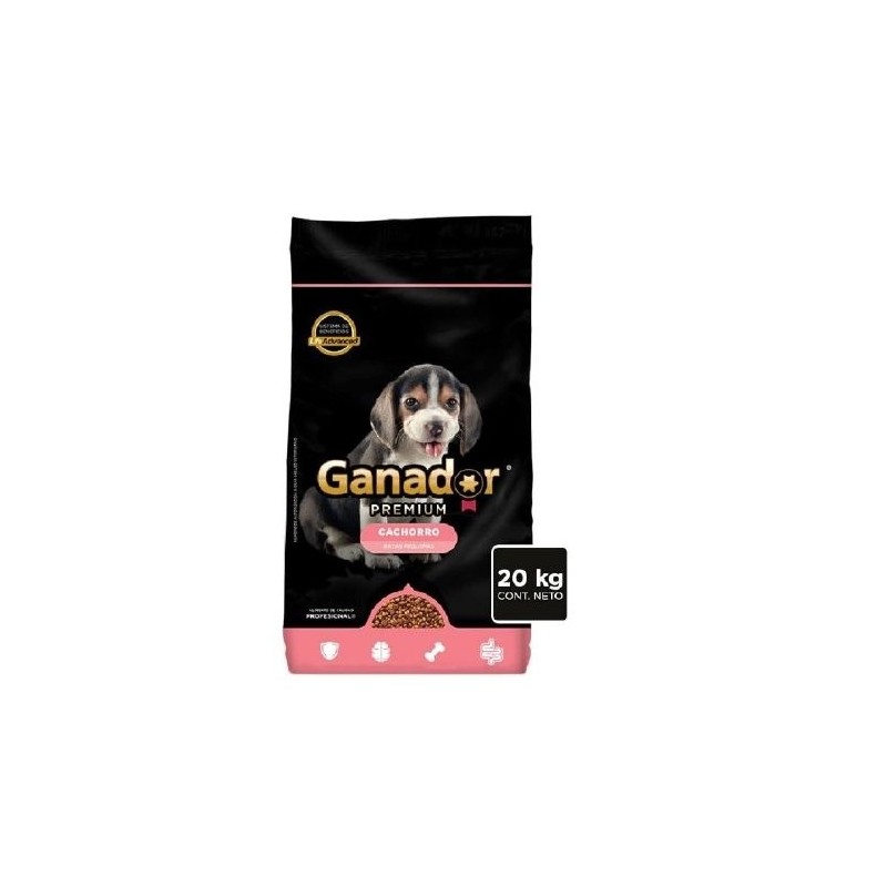 GANADOR PREMIUM CACHORRO RAZAS PEQ 20KGS