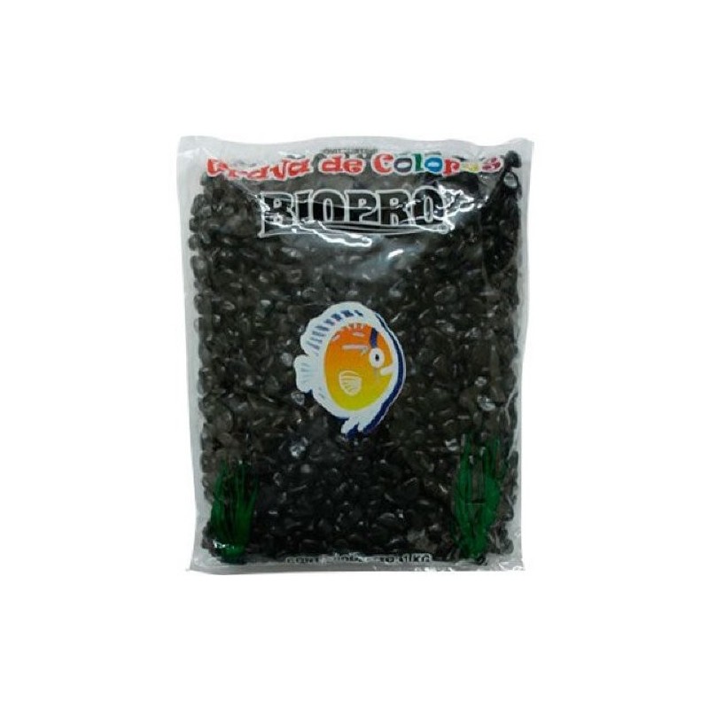 GRAVA CHICLE NEGRA 1KG.
