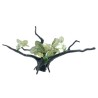 PLANTA DE MADERA FLOTANTE VERDE 35 CM.