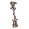HUESO DE HILO MULTICOLOR 30 CM. JUGUETE P/MASCOTA