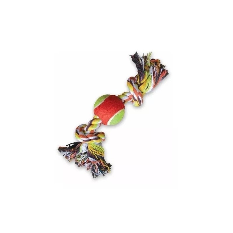 HUESO DE HILO C/PELOTA DOGGY 12 -14