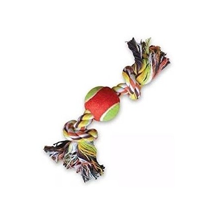 HUESO DE HILO C/PELOTA DOGGY 8 -10