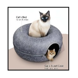 CUEVA DONA P/GATO CHICA GRIS OXFORD