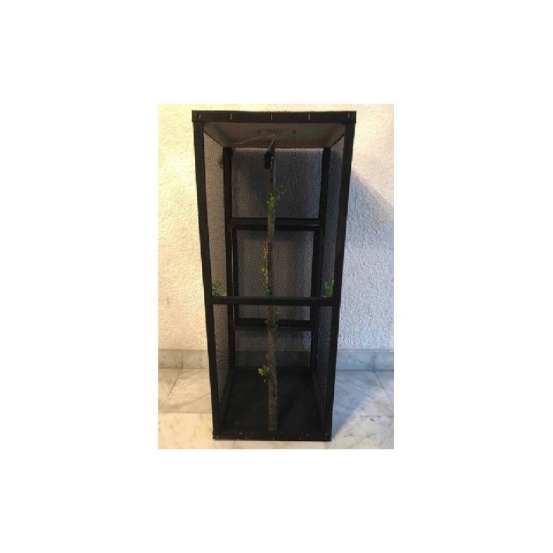 IGUANARIO EXGDE FERI 40X40X100CM NEGRO