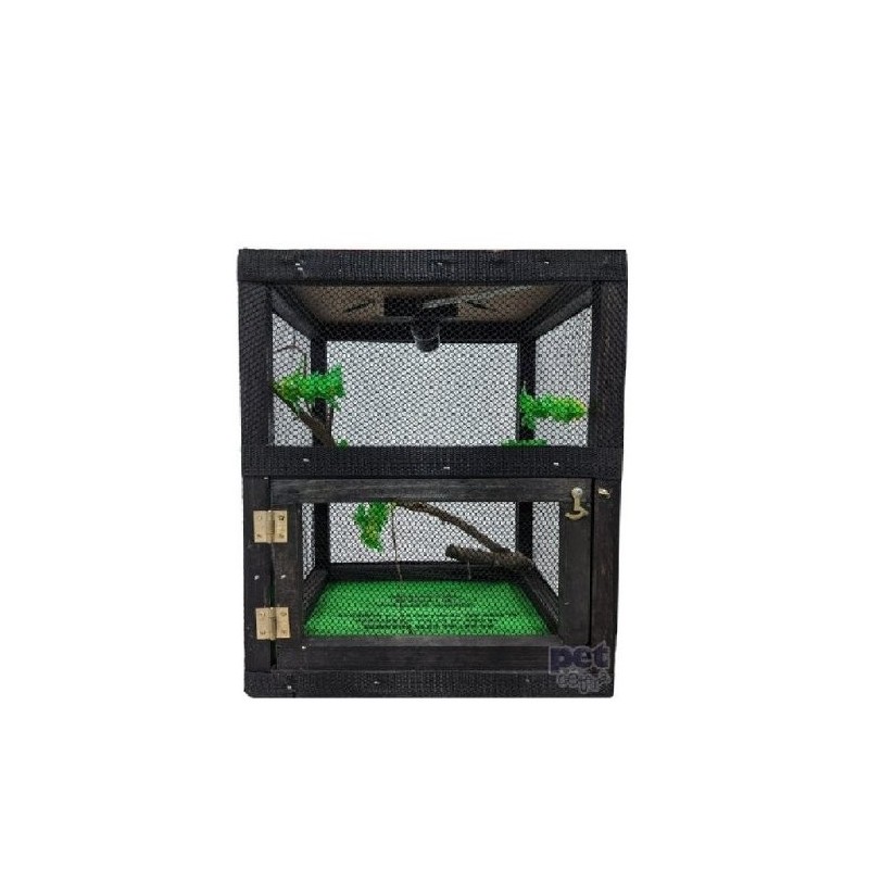 IGUANARIO MINI FERI 30X30X40CM NEGRO