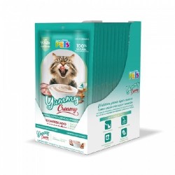 CAJA YUMMY CREAMY PESCADO/CAMARON 12PZS.