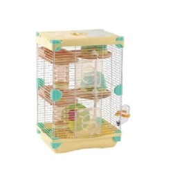 JAULA AMARILLA SUNNY HAMSTER (2 PISOS)
