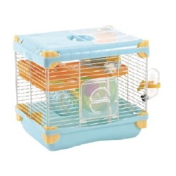 JAULA AZUL SUNNY HAMSTER CHICA (1 PISO)