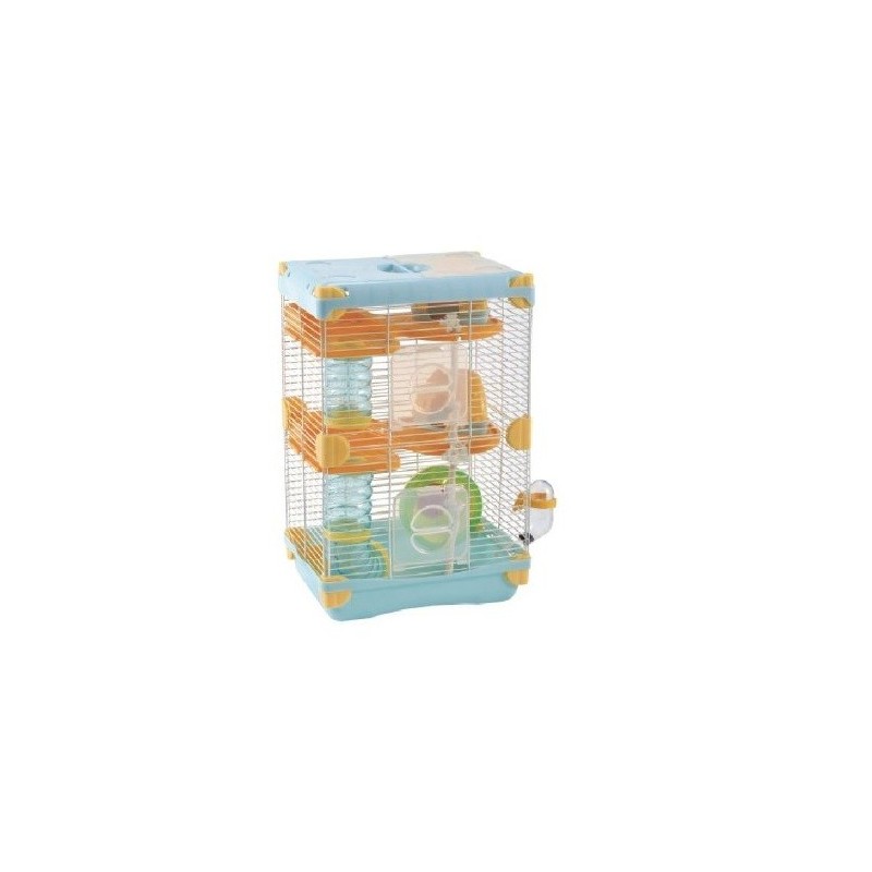 JAULA AZUL SUNNY HAMSTER LAND (2 PISOS)