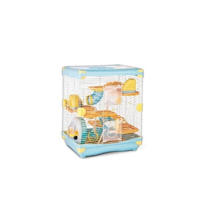 JAULA AZUL SUNNY HAMSTER LAND (3 PISOS)