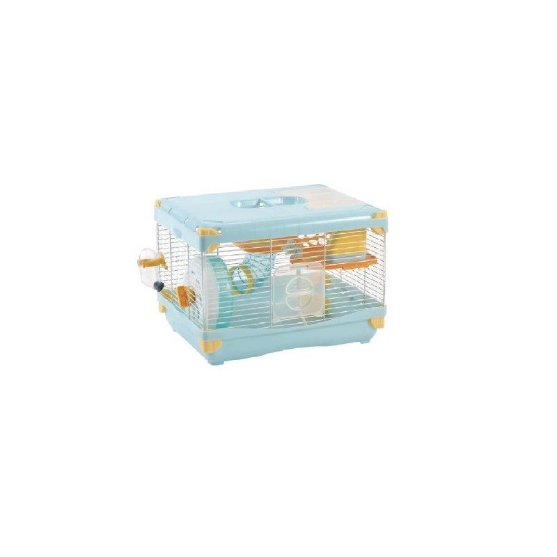 JAULA AZUL SUNNY HAMSTER MED (1 PISO)