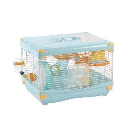JAULA AZUL SUNNY HAMSTER MED (1 PISO)