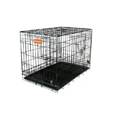 JAULA MET.IMP. DOGGY CHICA 46.5X31X35.8cm PUERTA VERTICAL