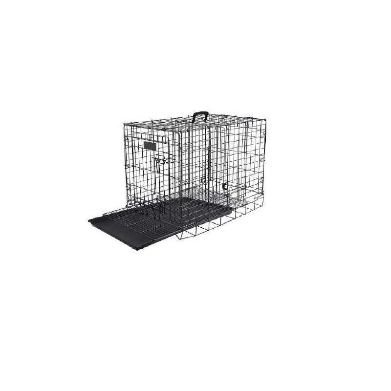JAULA MET.IMP. DOGGY DWB-3000 76.5X48X53.5cm PUERTA VERTICAL