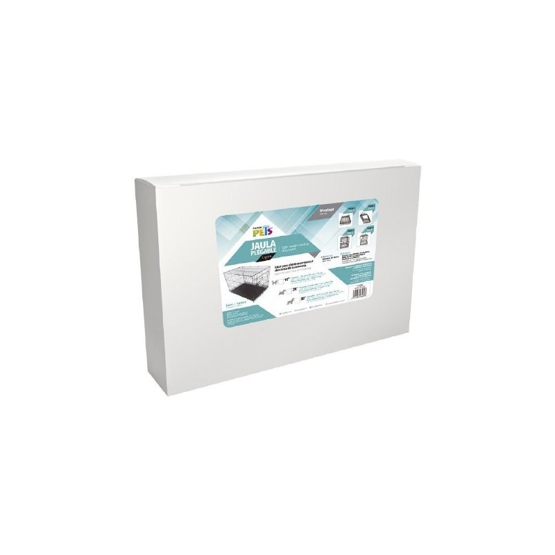 JAULA METALICA PLEGABLE 30 IN (76CM)1PTA