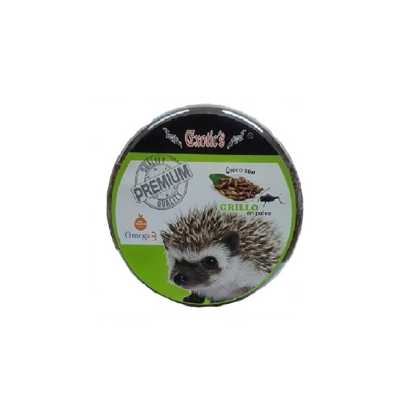 ALIMENTO ERIZO EXOTICS GRILLO 250GRS