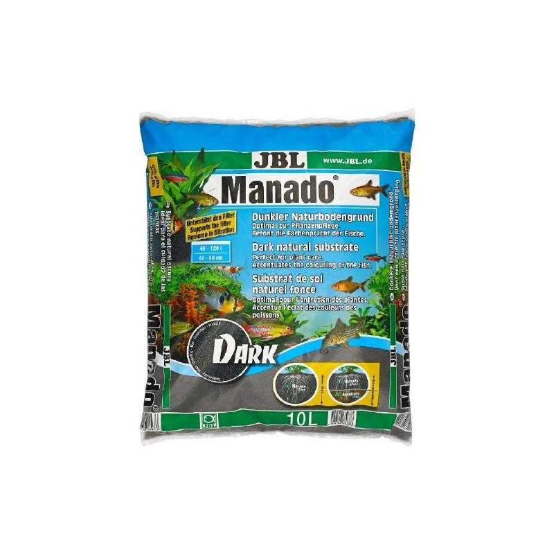 JBL MANADO DARK 10L - GRANULOS DE 1.5-2.5 MM