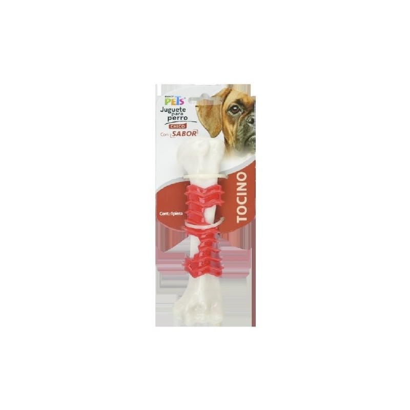 JUGUETE DENTAL FEMUR SABOR TOCINO CH