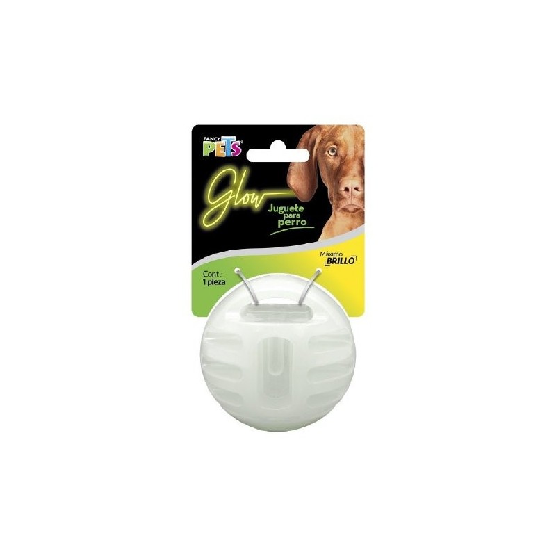 JUGUETE GLOW PELOTA 8 CMS.