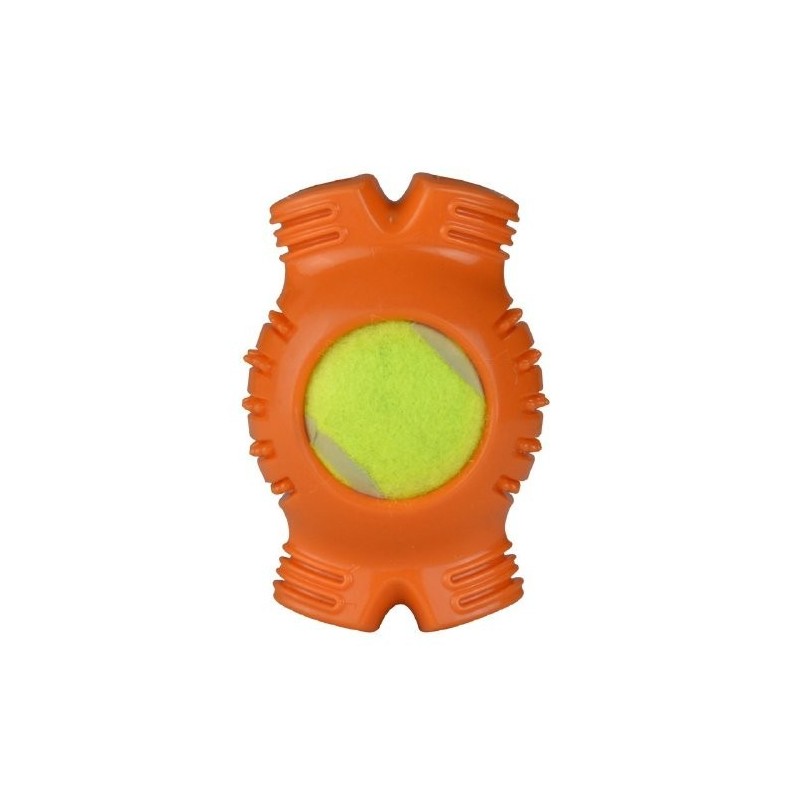JUGUETE HUESO CON PELOTA DE TENIS