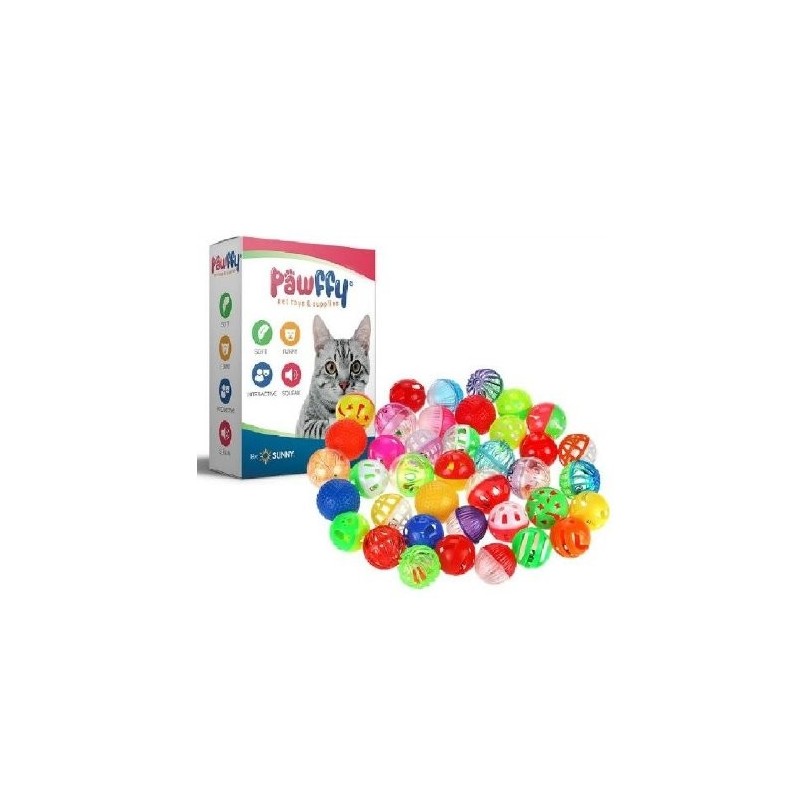 JUGUETE PARA GATOS PAWFFY 48PZ. PEL C/CB
