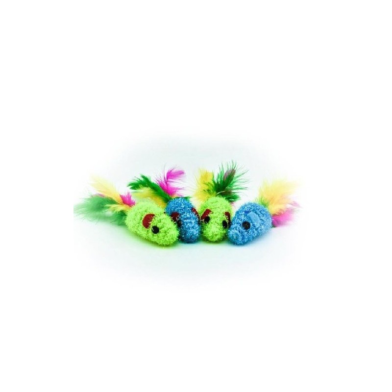JUGUETE PARA GATOS PAWFFY BOLSA C/4 PZA