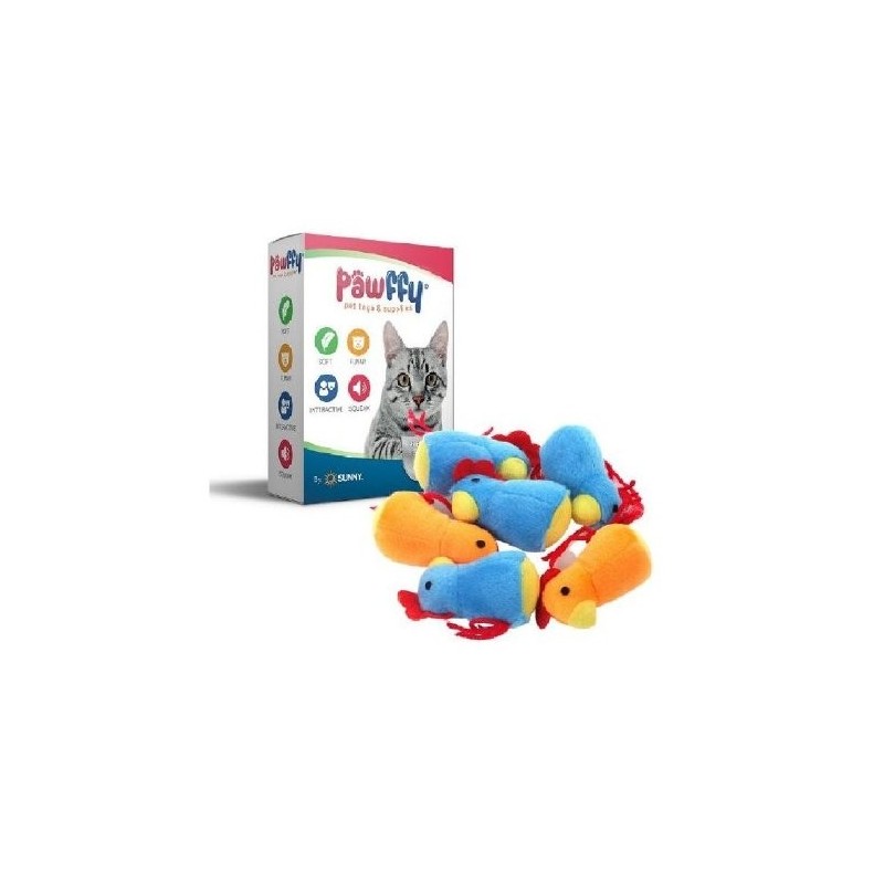 JUGUETE PARA GATOS PAWFFY SET/24 PZAS.