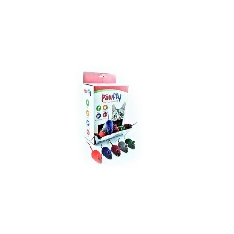 JUGUETE PARA GATOS PAWFFY SET/45 PZAS.