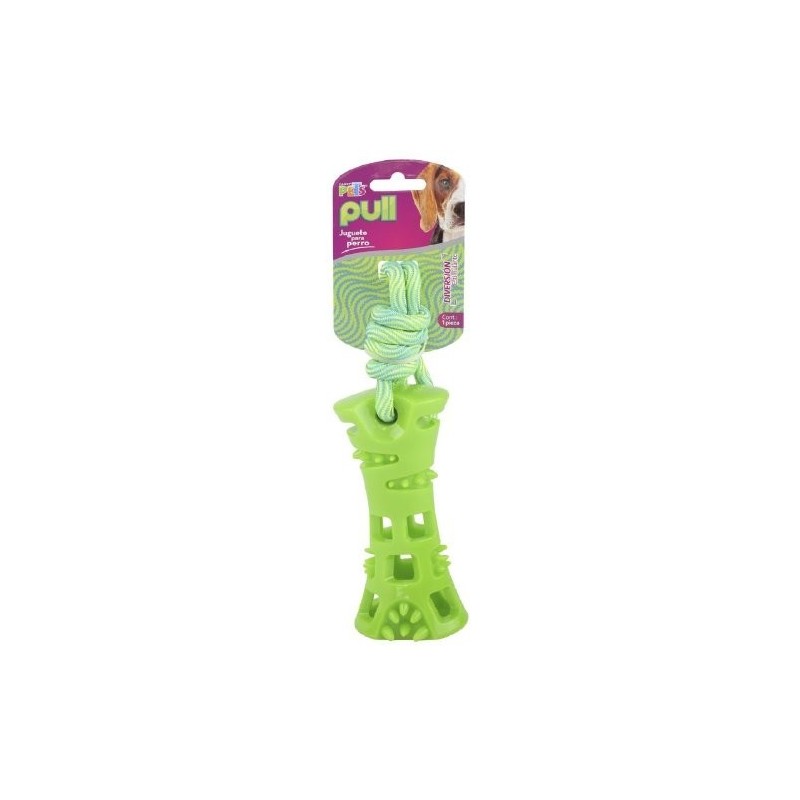 JUGUETE PULL HUESO CON CUERDA