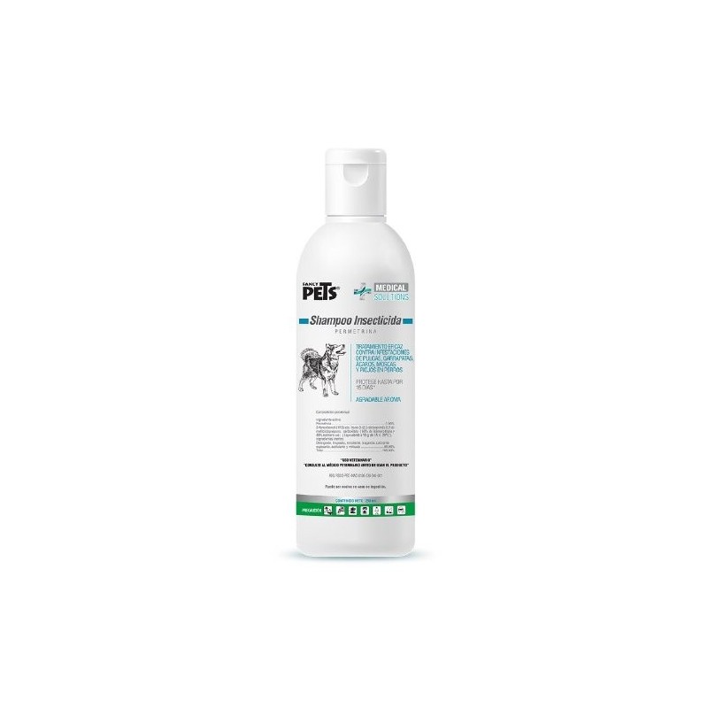 MS-SHAMPOO INSECTICIDA 250 ML.