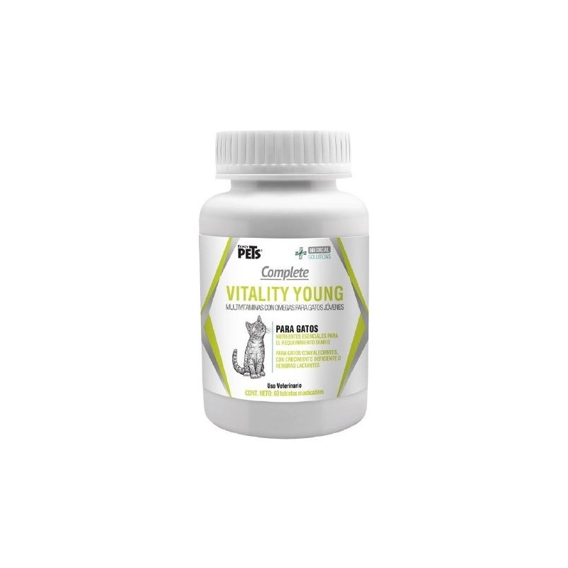 TABLETAS MS COMPLETE VITALITY YOUNG P/GATOS - 60 TAB