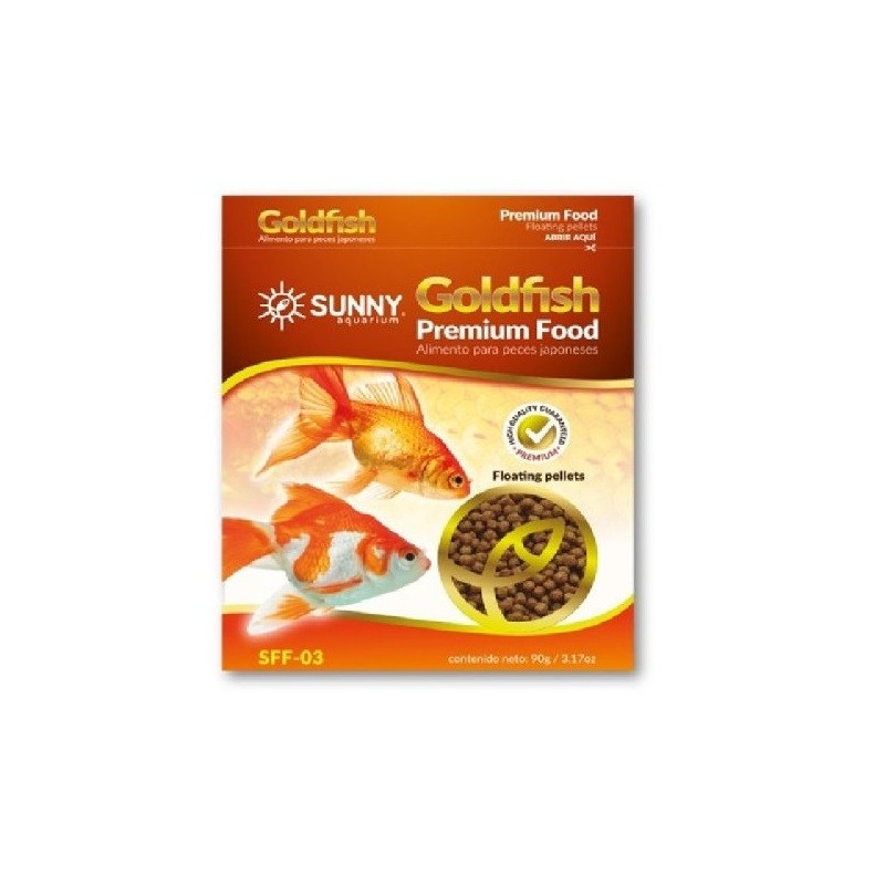 ALIMENTO SUNNY GOLDFISH PELLETS 90GR.