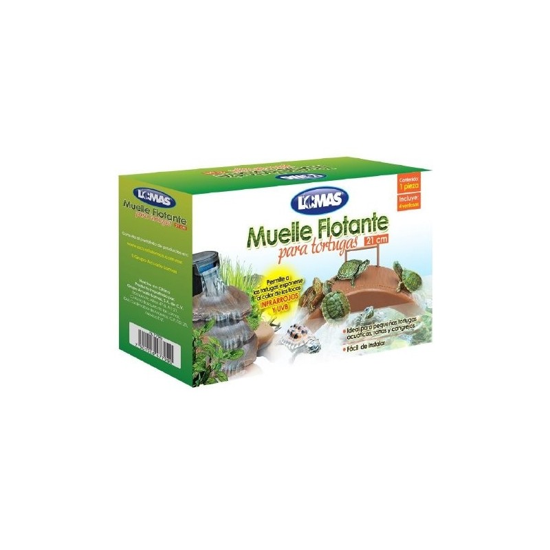 MUELLE FLOTANTE P/TORTUGAS 21 CMS.
