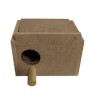 NIDO GRANDE CAJA DE MADERA PARA NINFA 30X23X21 CMS