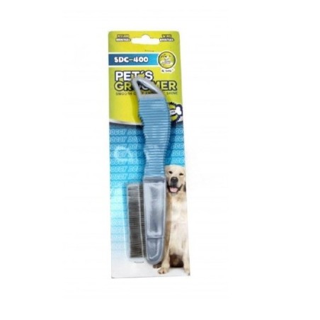 PEINE ANTIPULGAS DOGGY MANGO DE PLAST.