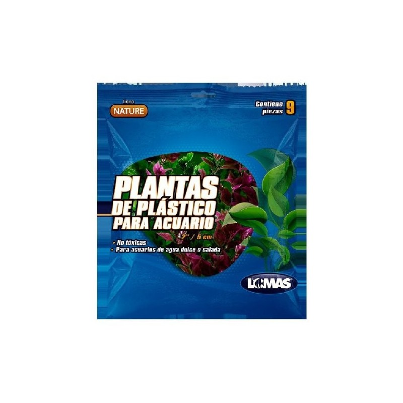 PLANTAS P/ACUARIO 2  (5 CMS.) 9 PZAS.