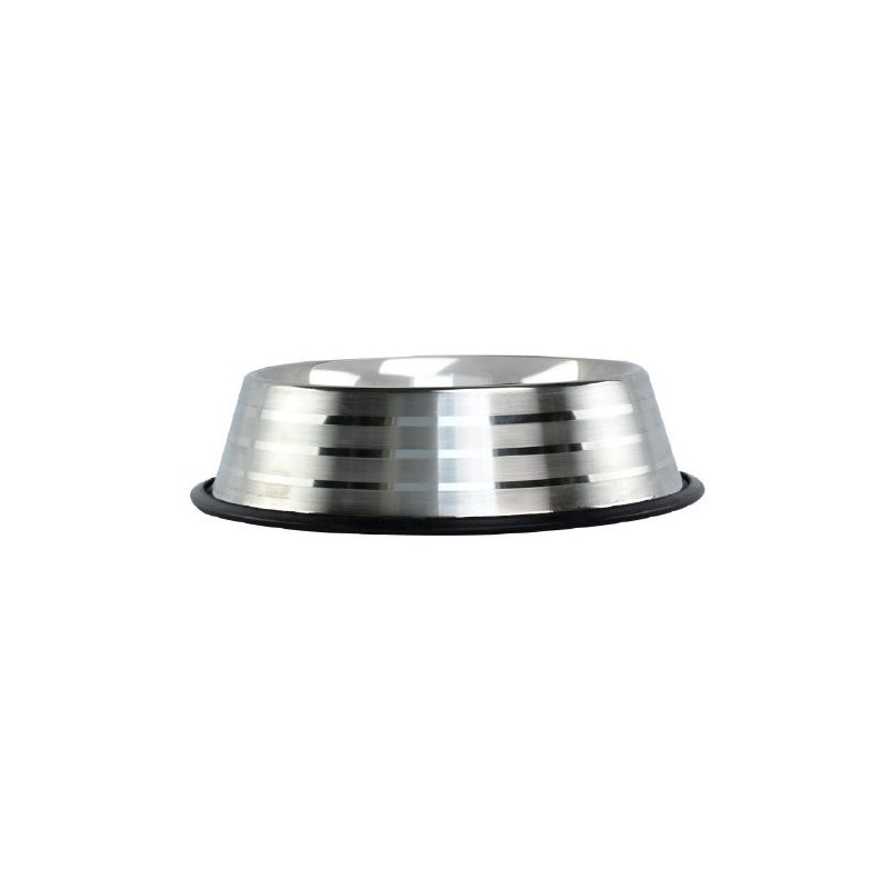 PLATO DE ACERO ESTRIADO 8 OZ.