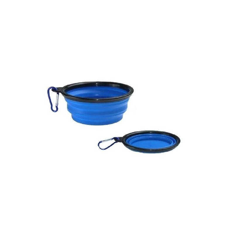 PLATO PLEGABLE CH P/VIAJE AZUL
