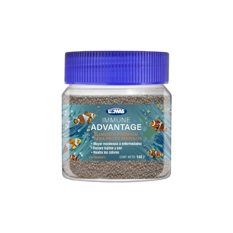 ALIMTO P/PECES MARINOS CON AJO 140GRS