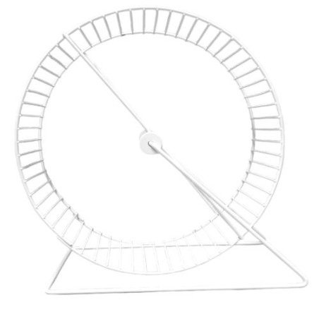 RUEDA P/HAMSTER DE ALAMBRE GDE 25CM