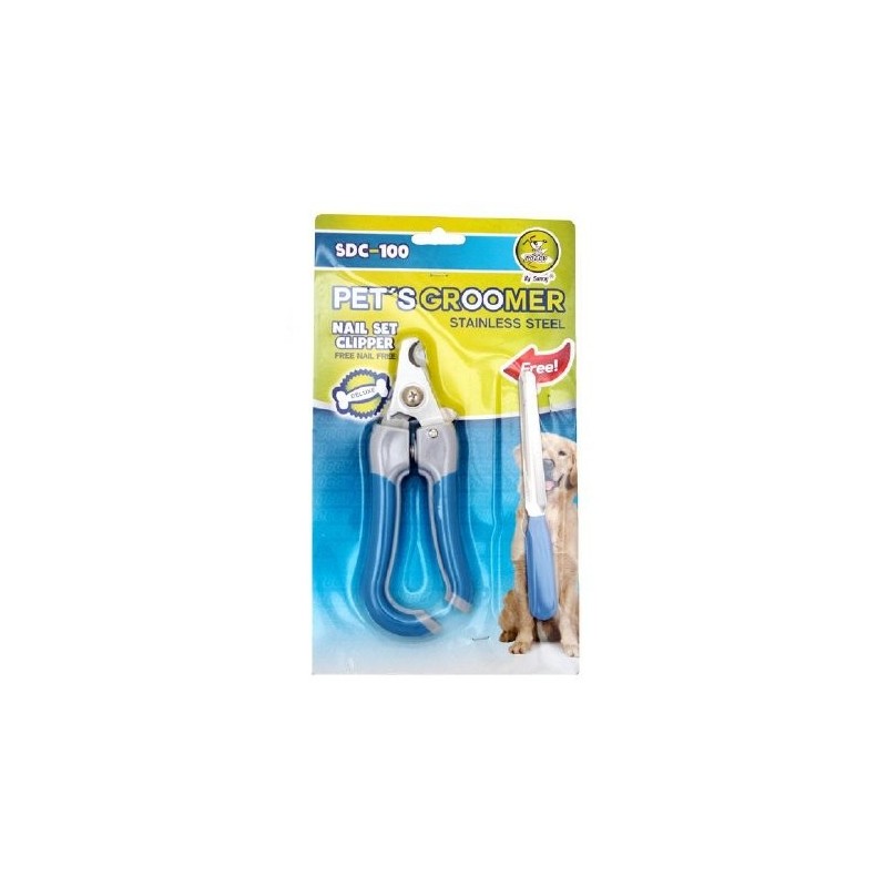 SDC100 SET CORTAUÑAS IMP. DOGGY ACERO GD