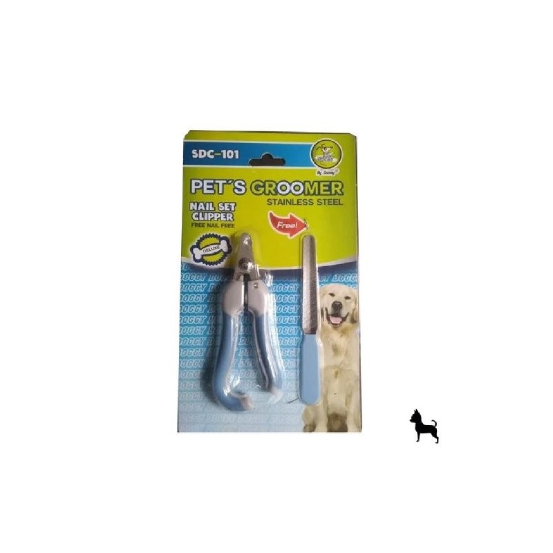 SET CORTAUÑAS IMP. DOGGY ACERO INOX.CH