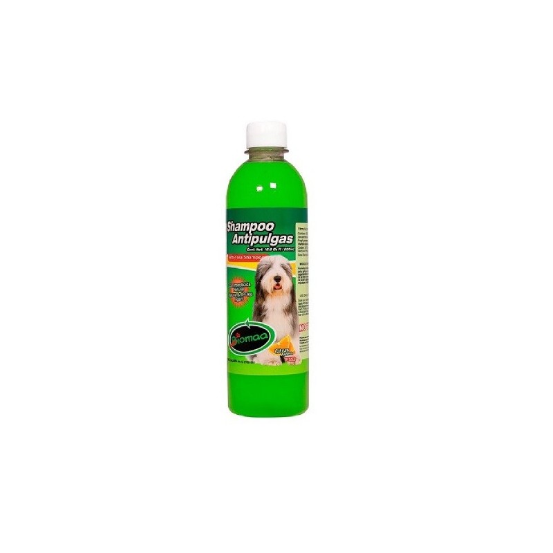 SHAMPOO ANTIPULGAS BIOMMA 500 ML.