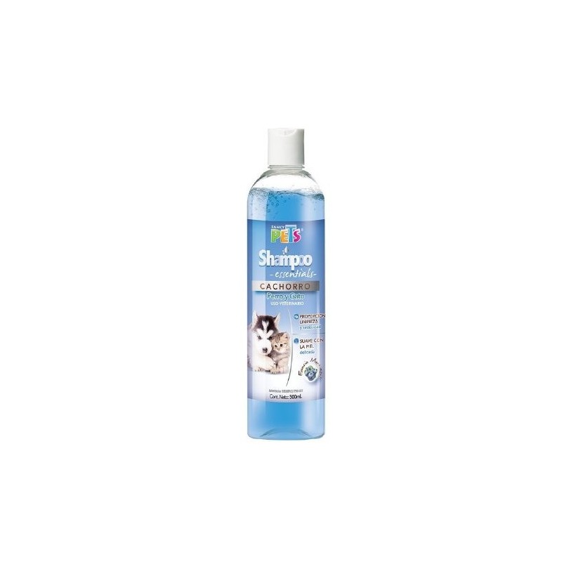 SHAMPOO ESSENTIALS CACHORROS 500ML.